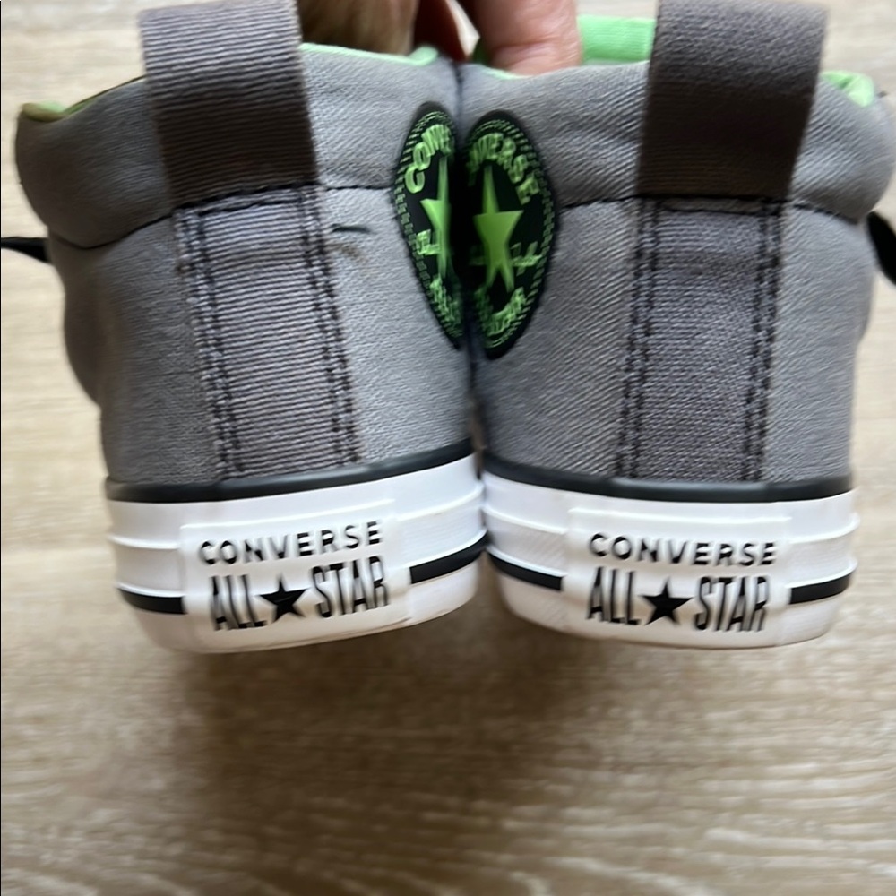 Converse Kids Sneakers - Gray and Green - Picture 5 of 6